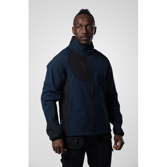 Куртка софтшелл Projob 2422 темно-синій/чорний - 64242258-XXL Куртка софтшелл Projob 2422 темно-синій/чорний - 64242258-XXL