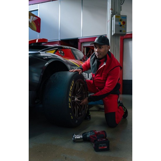 Штани Projob 2520 Stretch червоний/чорний - 64252035-156