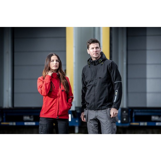 Куртка софтшелл Projob 3406 зі світловідбиваючими елементами червоний - 64340635-3XL