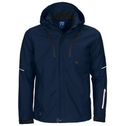 Куртка софтшелл Projob 3406 зі світловідбиваючими елементами темно-синій - 64340658-M
