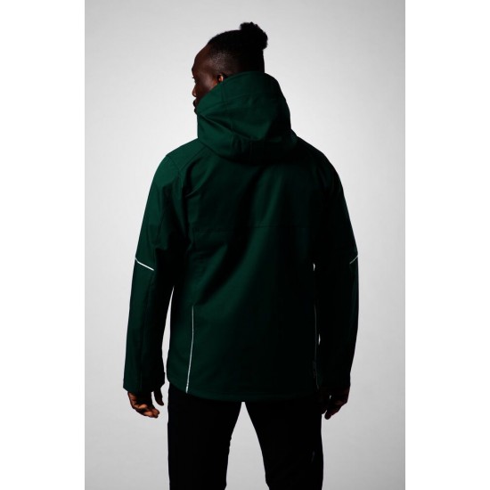 Куртка софтшелл Projob 3406 зі світловідбиваючими елементами темно-зелений - 64340666-L