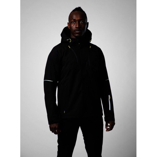 Куртка софтшелл Projob 3406 зі світловідбиваючими елементами чорний - 64340699-XS