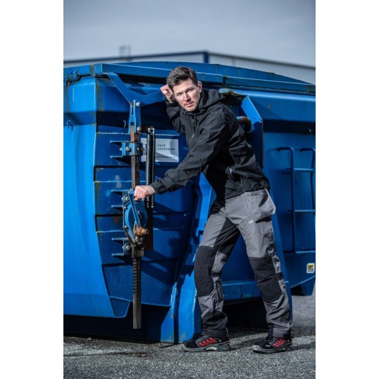 Штани Projob 3520 зі сітловідбиваючими елементами сірий/чорний - 64352098-52