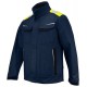 Куртка Projob 5437 зі світловідбиваючими елементами темно-синій/жовтий - 6454375810-M