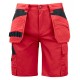 Шорти Projob 5535 з підвісними кишенями червоний - 64553535-56