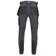Штани Projob 5550 Stretch зі світловідбиваючими елементами сірий/чорний - 64555098-56