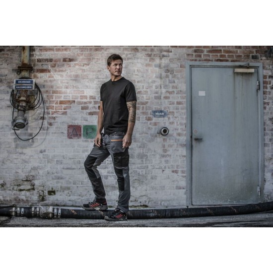 Штани Projob 5550 Stretch зі світловідбиваючими елементами сірий/чорний - 64555098-56