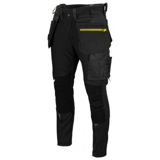 Штани Projob 5550 Stretch зі світловідбиваючими елементами чорний - 64555099-62