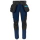 Штани Projob 5551 Stretch з накладними кишенями темно-синій/чорний - 64555158-46