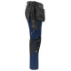 Штани Projob 5551 Stretch з накладними кишенями темно-синій/чорний - 64555158-46
