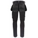 Штани Projob 5551 Stretch з накладними кишенями чорний - 64555199-146