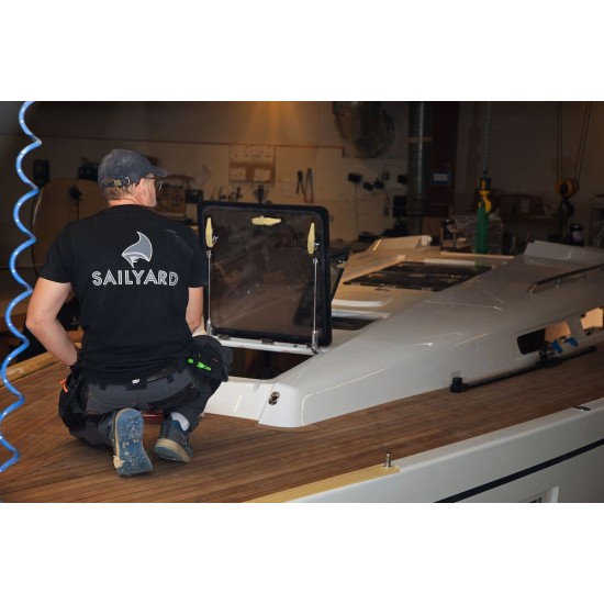 Штани Projob 5551 Stretch з накладними кишенями чорний - 64555199-146