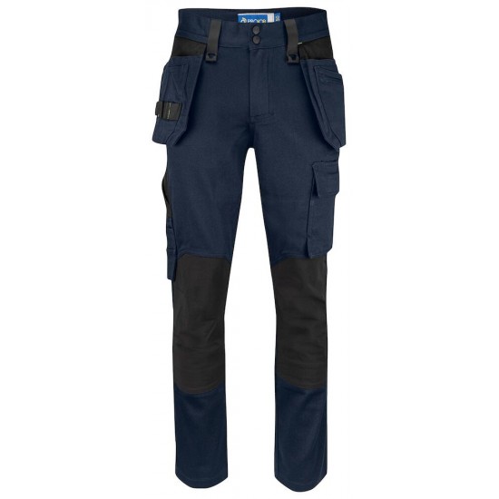 Штани Projob 5560 з кишенями для наколінників темно-синій/чорний - 64556058-116