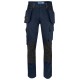 Штани Projob 5560 з кишенями для наколінників темно-синій/чорний - 64556058-116