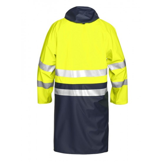 Дощовик Projob 6403 EN ISO 20471, class 3 жовтий/темно-синій - 64640310-L