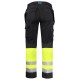 Штани Projob 6524 Extreme зі світловідбиваючими елементами жовтий/чорний - 64652411-152