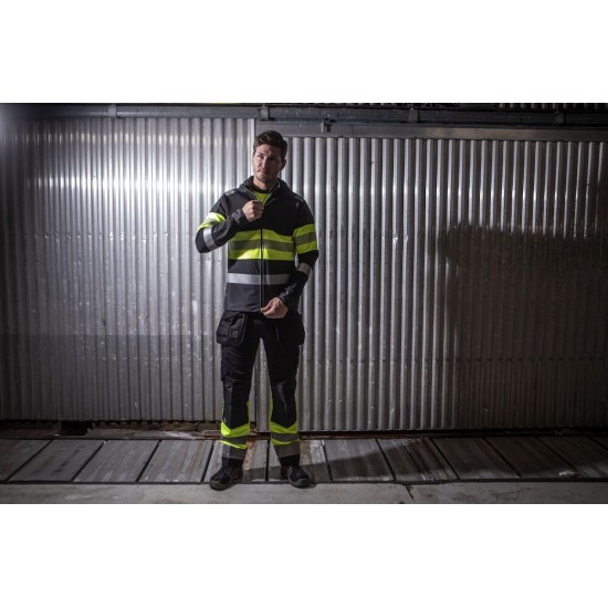 Штани Projob 6524 Extreme зі світловідбиваючими елементами жовтий/чорний - 64652411-152