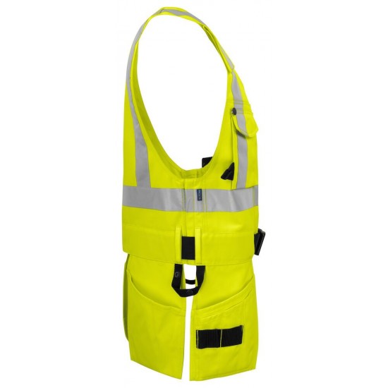 Жилет Projob 6704 EN ISO 20471, class 2 жовтий/темно-синій - 64670410-S