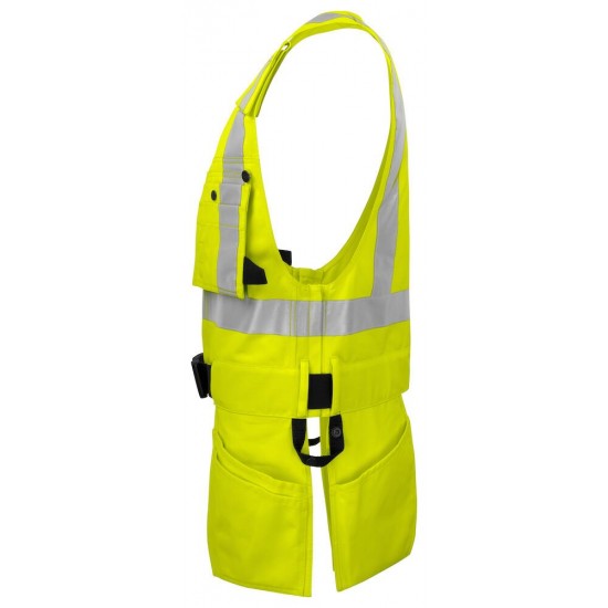 Жилет Projob 6704 EN ISO 20471, class 2 жовтий/темно-синій - 64670410-S