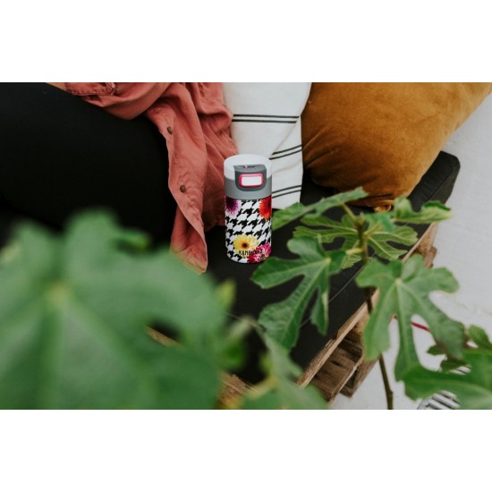 Термокружка 300 мл сталева Kambukka Etna, вакуумна білий/сірий - 11-01037