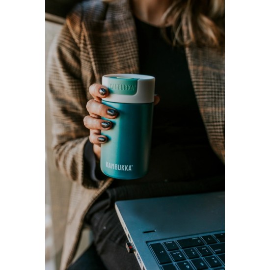 Термокружка 300 мл сталева Kambukka Olympus, вакуумна смарагдовий - 11-02021