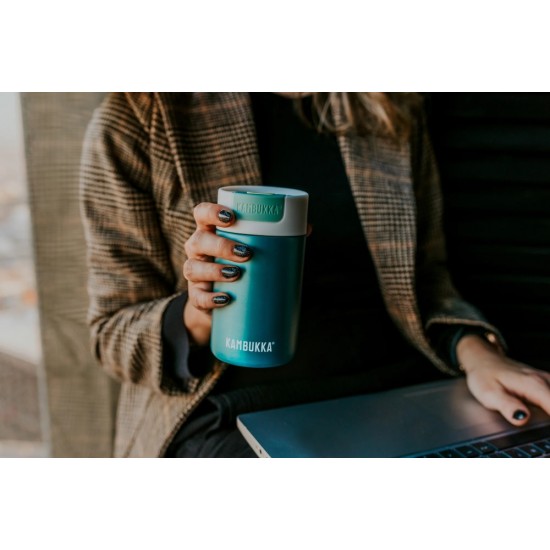 Термокружка 300 мл сталева Kambukka Olympus, вакуумна смарагдовий - 11-02021