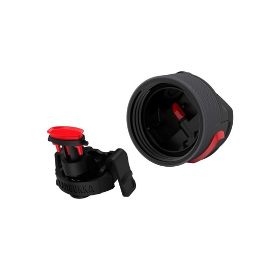 Термопляшка 750 мл сталева Kambukka Elton Insulated, вакуумна чорний/червоний - 11-03013