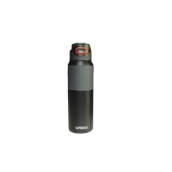 Термопляшка 1 л сталева Kambukka Elton Insulated, вакуумна чорний - 11-03037