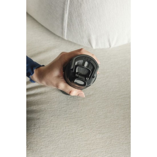 Термопляшка 600 мл сталева Kambukka Elton Insulated, вакуумна насичений чорний - 11-03038