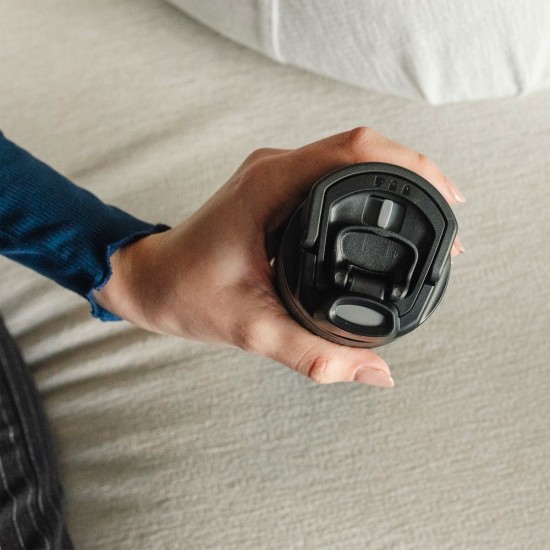 Термопляшка 600 мл сталева Kambukka Elton Insulated, вакуумна насичений чорний - 11-03038