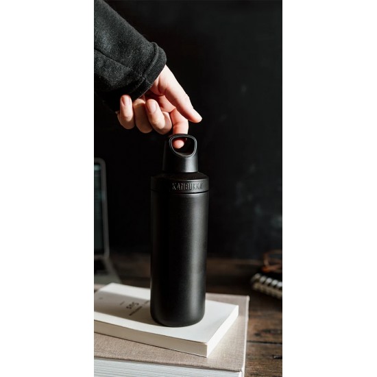 Термопляшка для води Kambukka Reno Insulated, нержавіюча сталь, 500 мл чорний - 11-05020
