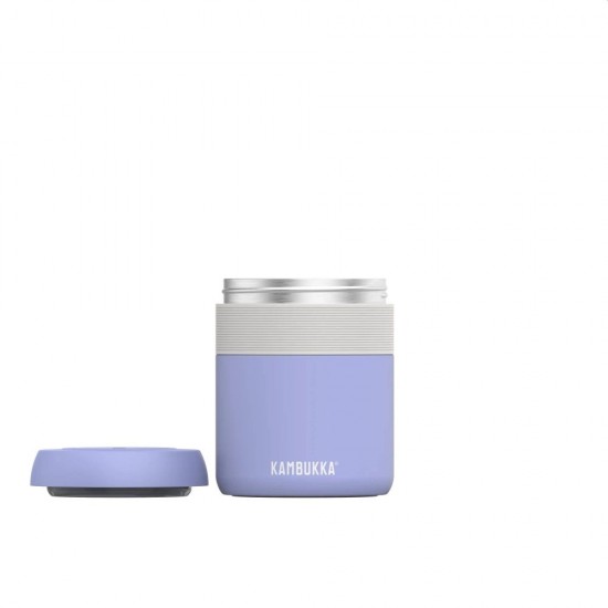 Термос для їжі 600 мл сталевий Kambukka Bora, вакуумний лавандовий - 11-06012