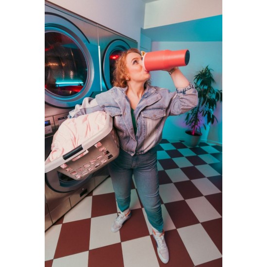 Термокухоль 950 мл сталева Kambukka Rio, вакуумна кораловий/жовтий - 11-08002