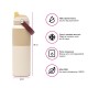 Термопляшка 1 л сталева 2в1 Kambukka Dupla Insulated світло-бежевий - 11-10002 Термопляшка 1 л сталева 2в1 Kambukka Dupla Insulated світло-бежевий - 11-10002