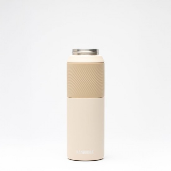 Термопляшка 1 л сталева 2в1 Kambukka Dupla Insulated світло-бежевий - 11-10002 Термопляшка 1 л сталева 2в1 Kambukka Dupla Insulated світло-бежевий - 11-10002