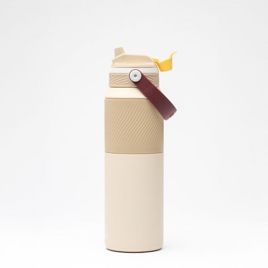 Термопляшка 1 л сталева 2в1 Kambukka Dupla Insulated світло-бежевий - 11-10002 Термопляшка 1 л сталева 2в1 Kambukka Dupla Insulated світло-бежевий - 11-10002