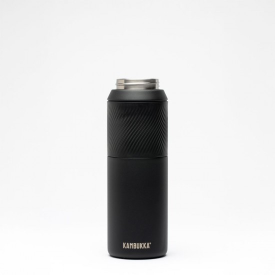 Термопляшка 1 л сталева 2в1 Kambukka Dupla Insulated чорний - 11-10007 Термопляшка 1 л сталева 2в1 Kambukka Dupla Insulated чорний - 11-10007