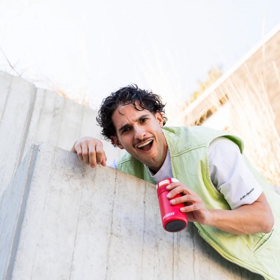 Термокружка 300 мл сталева Kambukka Etna, вакуумна кораловий - 11-01055