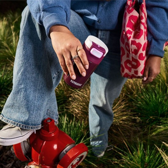 Термокружка 300 мл сталева Kambukka Etna, вакуумна баклажановий - 11-01056 Термокружка 300 мл сталева Kambukka Etna, вакуумна баклажановий - 11-01056