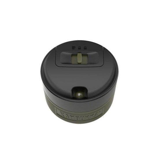 Термокружка 500 мл сталева Kambukka Etna Grip, вакуумна темний хакі - 11-01057