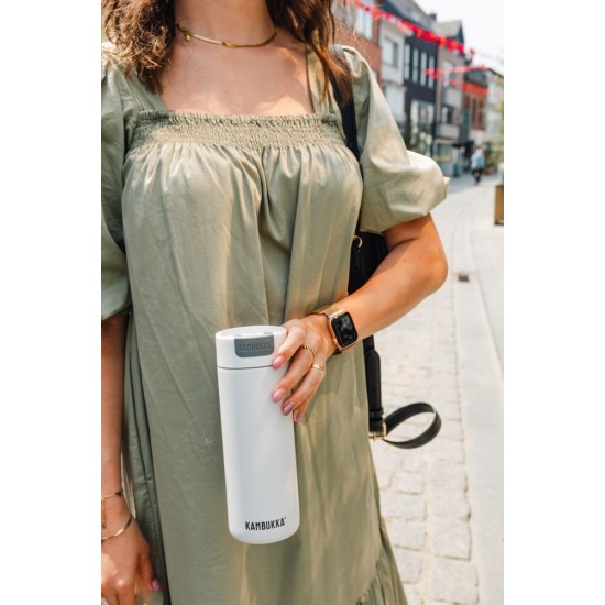 Термокружка 500 мл сталева Kambukka Olympus, вакуумна білий - 11-02023