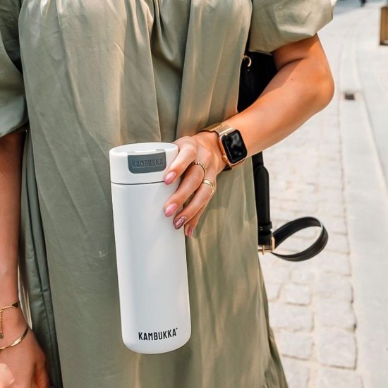 Термокружка Kambukka Olympus, вакуумна, сталева, 500 мл білий - 11-02027 Термокружка Kambukka Olympus, вакуумна, сталева, 500 мл білий - 11-02027