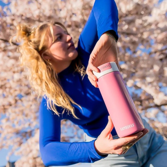 Термокружка 500 мл сталева Kambukka Olympus, вакуумна яскраво-рожевий - 11-02028 Термокружка 500 мл сталева Kambukka Olympus, вакуумна яскраво-рожевий - 11-02028