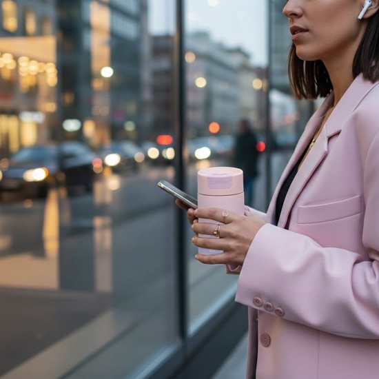 Термокружка 300 мл сталева Kambukka Olympus, вакуумна пудрово-рожевий - 11-02031 Термокружка 300 мл сталева Kambukka Olympus, вакуумна пудрово-рожевий - 11-02031