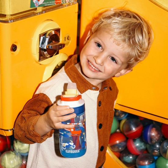 Пляшка для води 400 мл тританова Kambukka Lagoon синій/жовтий/червоний - 11-04059 Пляшка для води 400 мл тританова Kambukka Lagoon синій/жовтий/червоний - 11-04059