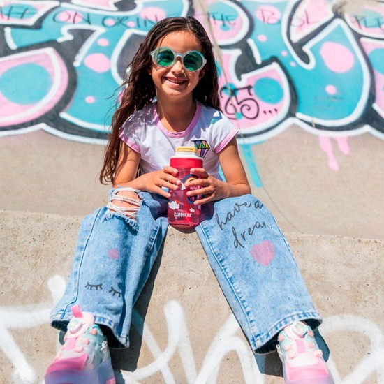 Пляшка для води 400 мл тританова Kambukka Lagoon рожевий - 11-04060 Пляшка для води 400 мл тританова Kambukka Lagoon рожевий - 11-04060