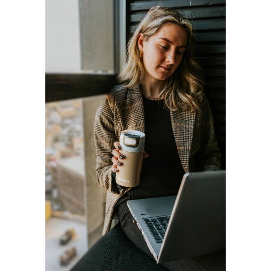 Термокружка 300 мл сталева Kambukka Etna, вакуумна кремовий - 11-01040