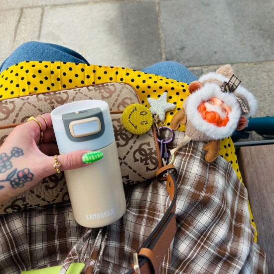 Термокружка 300 мл сталева Kambukka Etna, вакуумна кремовий - 11-01040