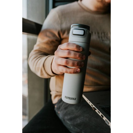 Термокружка 500 мл сталева Kambukka Etna, вакуумна сірий матовий - 11-01043