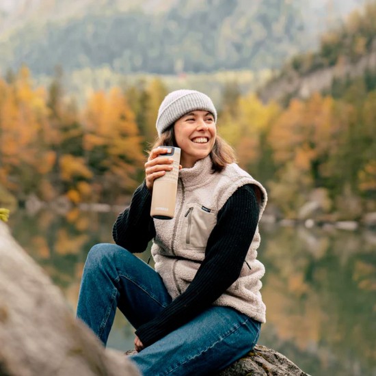 Термокружка 500 мл сталева Kambukka Etna Grip, вакуумна ніжно-бежевий - 11-01046